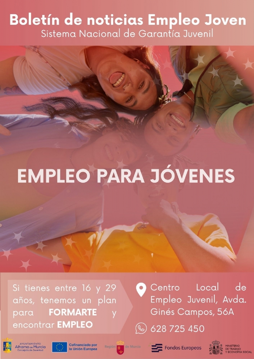 Boletín semanal del centro de empleo para jóvenes 18/09/2026