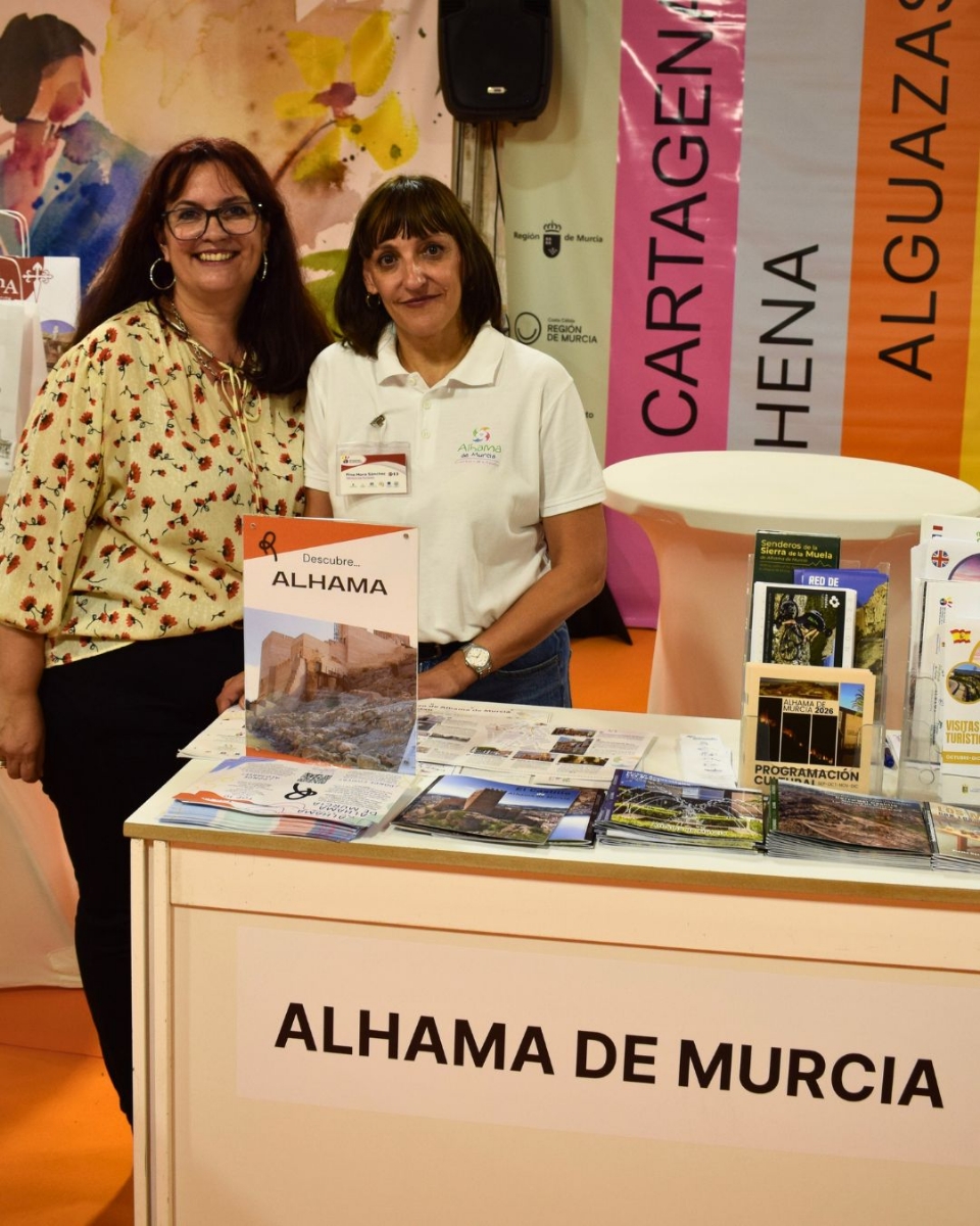 La Feria de Turismo Rueda cuenta por primera vez con la participación de Alhama de Murcia en su inauguración