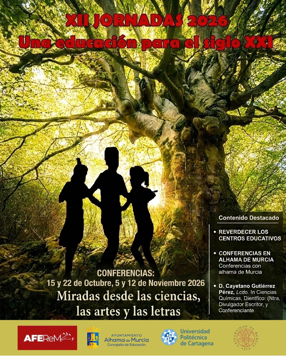 ‘Reverdecer los centros educativos’ conferencias en Alhama para promover entornos escolares saludables