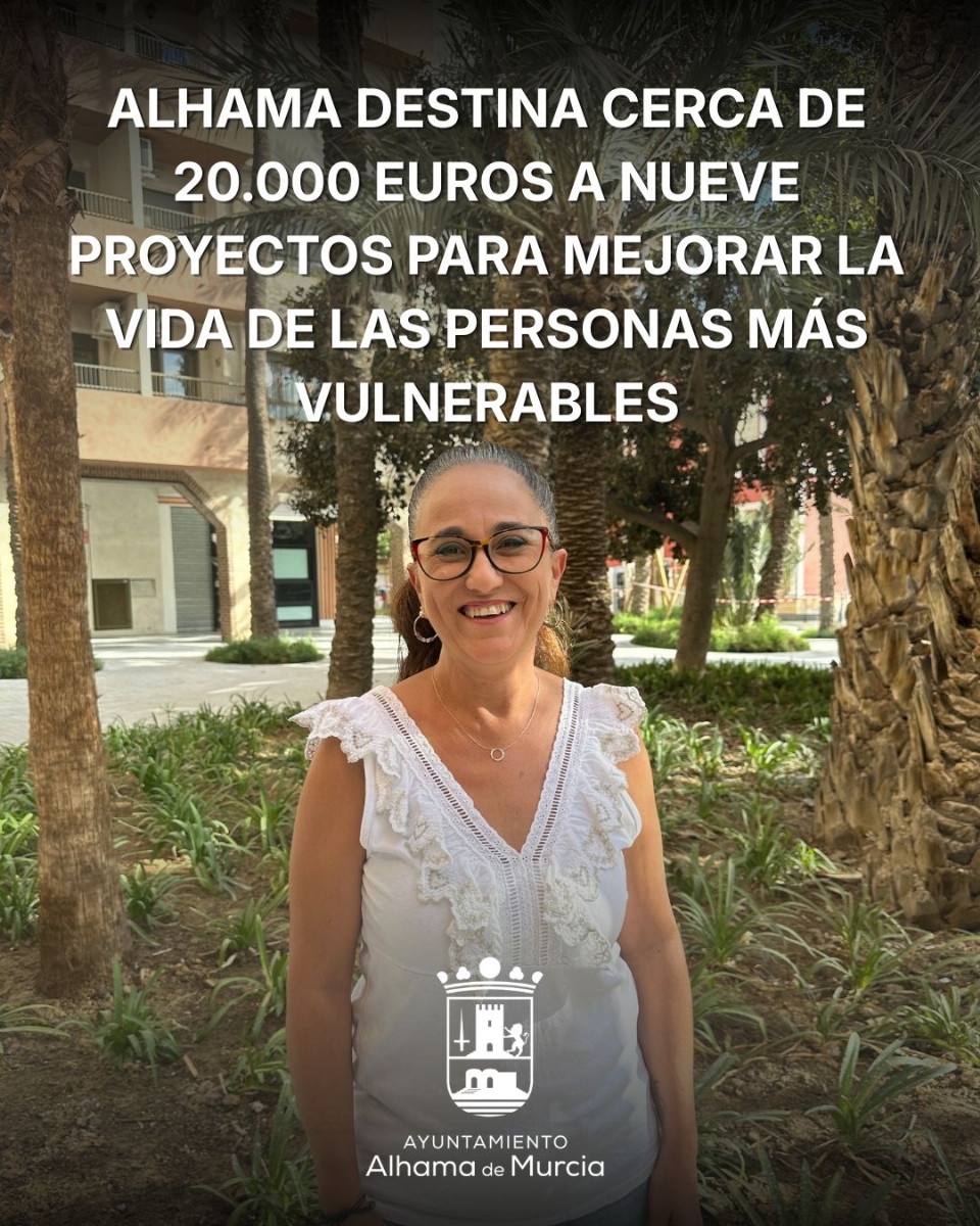 Alhama destina cerca de 20.000 euros a nueve proyectos para mejorar la vida de las personas más vulnerables